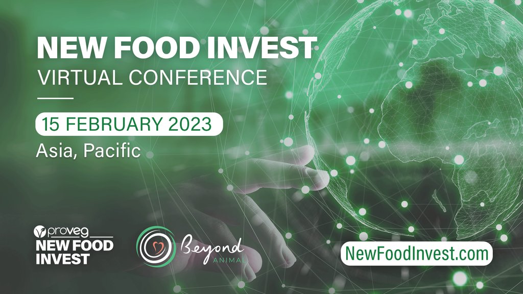 Nachhaltig investieren? 📈 Die #NewFoodInvest zeigt wo! Hier kommen Start-ups, Investor:innen und Stakeholder:innen aus dem Sektor alternative Proteine zusammen. Fokus der virtuellen Konferenz ist diesmal die Region Asien-Pazifik. Mehr Infos und Tickets ➡️newfoodinvest.com