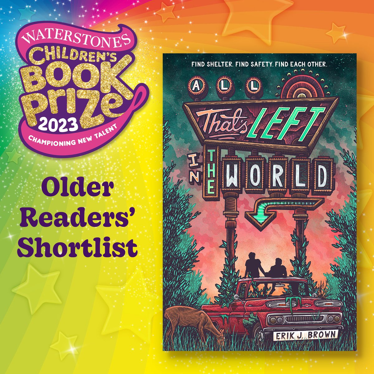 HachetteKids's tweet photo. We are delighted to have I am NOT a Prince by @RachDavisAuthor &amp; @BeatrixHatcher and All That’s Left in the World by @WriterikJB  on this year’s Waterstones Children's Books Prize shortlist!

Congratulations to all involved, we're thrilled🤩 https://t.co/NI9LndYafH