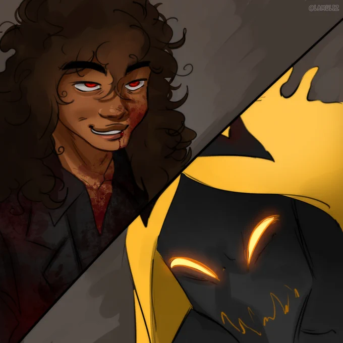 // blood , malevolent spoilersKayne vs. King in YellowI had to make Kayne pretty cuz I can't stand him otherwise#Malevolent #malevolentpodcast 