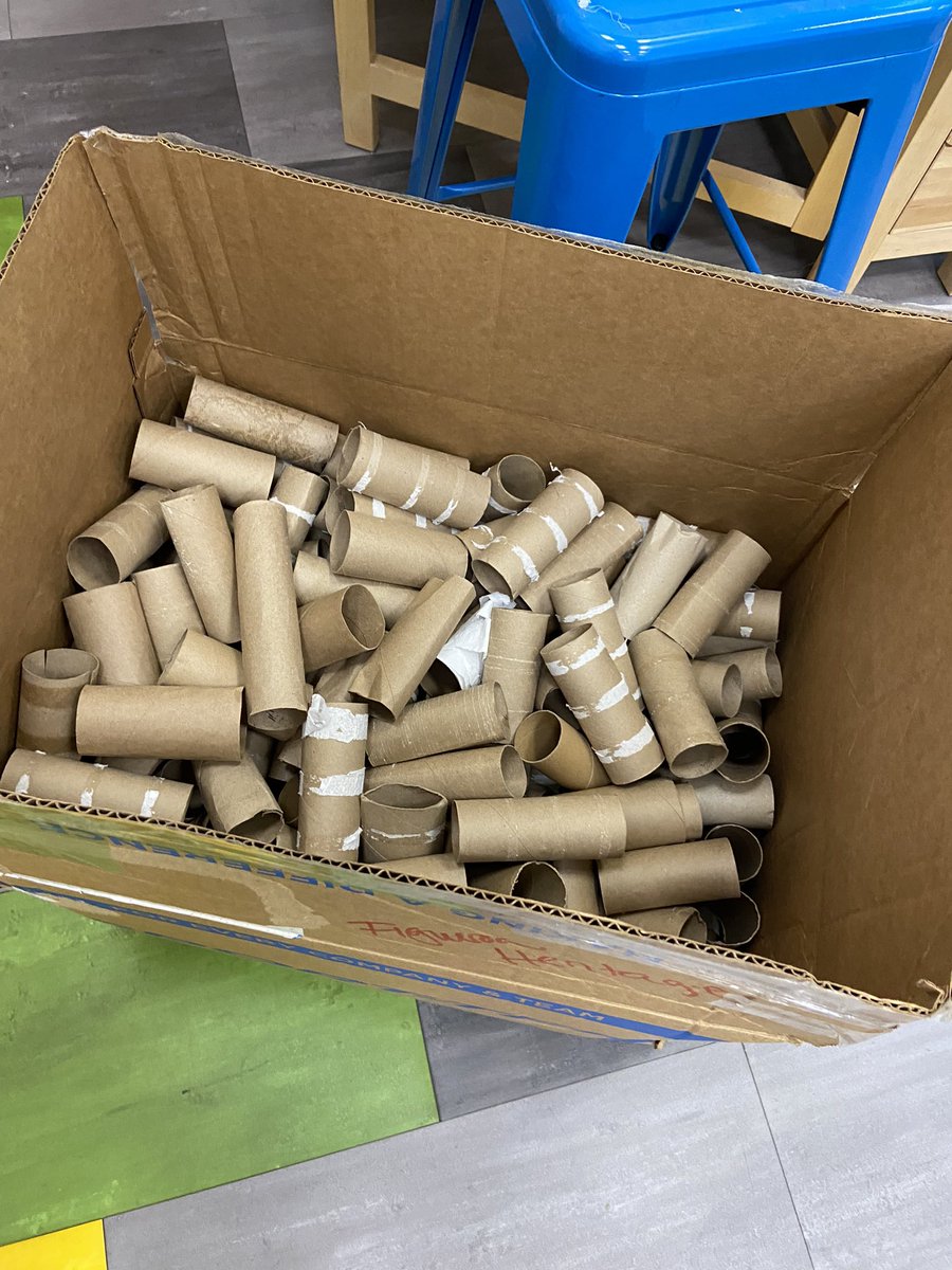 When your Makerspace gets a little boost from kind teachers. Thanks Mr. Figueroa @Heritage_Hawks for the gift! #MakeKindnessTheNorm #STEAM #Maker #reuse #reduce #recycle #repurpose and #tp 😆