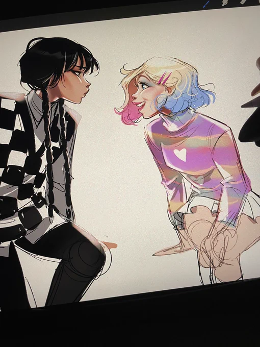 Wednesday and Enid 