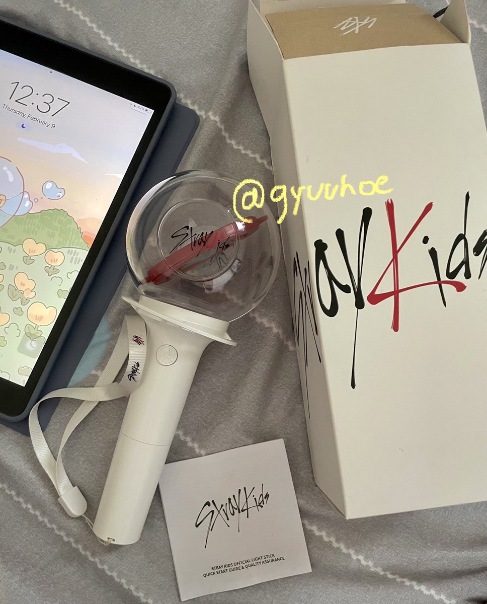 gyuuhoe's tweet photo. ꒰ wts lfb wtt lft skz bp nct ph ꒱

— stray kids light stick nachimbong (QYOP starting @₱1500 comment/qrt/dm) condition: used, dented box

—seungmin go live pc with group pc (QYOP) • can trade to any mark lee/ jennie/ mina / seulgi pcs 

🐈 help rt https://t.co/o01ostJKjc