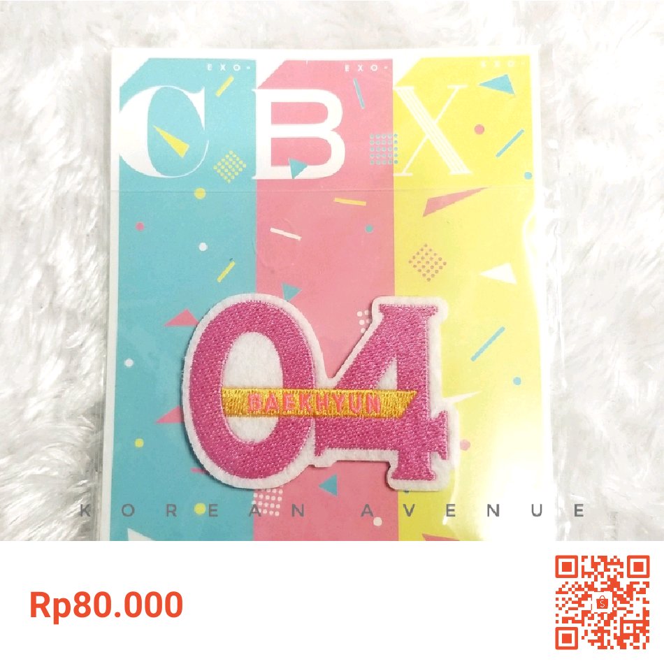 WTS EXO Baekhyun - Wappen Patch CBX 04 Japan Goods 

💫 80k

🏷 wts wtb lfb bbh emblem badge
 🍊 shp.ee/5fe5qen