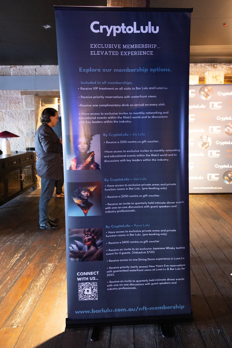 notcentralised's tweet photo. and an amazing venue with @SamsungAU providing the TVs we used to showcase the #NFT designs #cryptolulu https://t.co/zHGIrzwylo