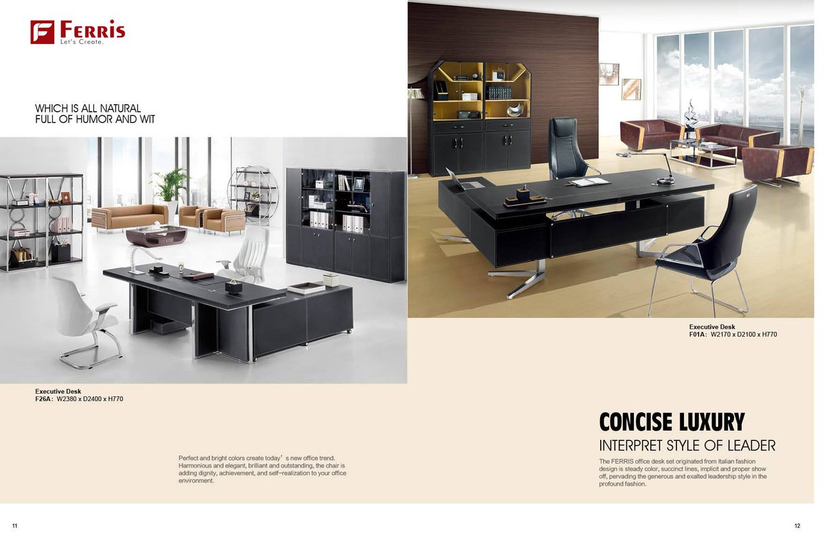 FerrisSolution's tweet photo. The desk is walnut-finished engineered wood. Ferris Furniture's designer office tables and chairs changed the workplace.
Office furniture can make your office look more professional. https://t.co/nqxlEjFlWj