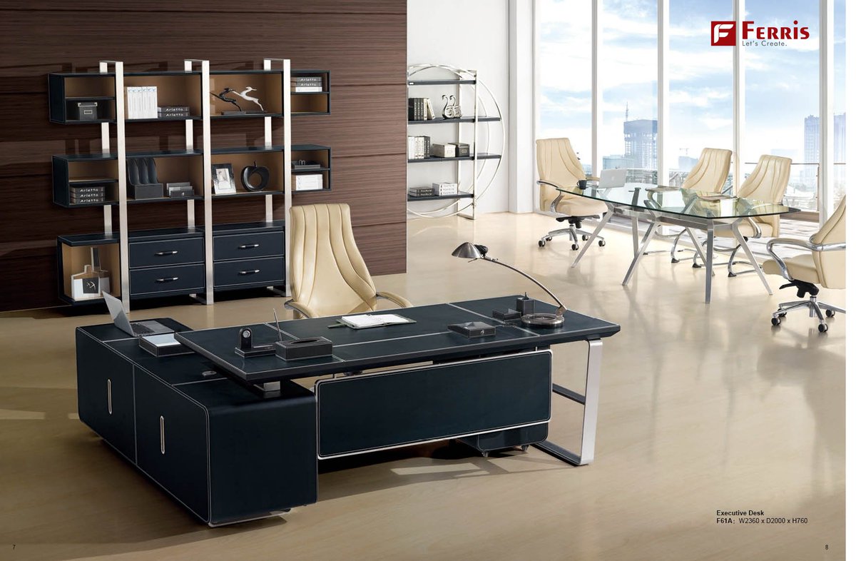 FerrisSolution's tweet photo. The desk is walnut-finished engineered wood. Ferris Furniture's designer office tables and chairs changed the workplace.
Office furniture can make your office look more professional. https://t.co/nqxlEjFlWj