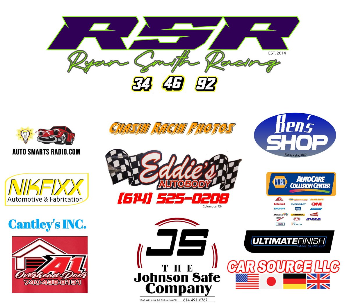 RacingSmith's tweet photo. 👀 Sneek Peek👀 Our 2K23 Partners! Huge Thanks To All Of Them For Their Support. 
Let's Make This Year One For The Books! https://t.co/hTx5ZJUVqG