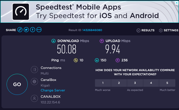 oscarkarekezi's tweet image. Huge shoutout to @CanalboxR  for fixing finally my router issue! Now back to enjoying the full 50 Mbps package promised 🙌  #CustomerService 
Kindly share good practices with our friends of #LiquidTelecom  That's #Rwanda we want ! Murakoze Kandi