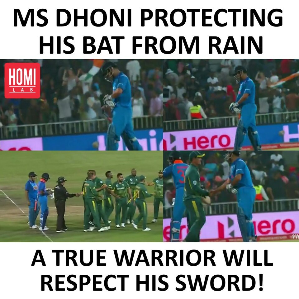 srijanpalsingh's tweet photo. Protecting his bat like a warrior protects his sword!
#MSDhoni #LegendaryCaptain #WarriorSpirit #BatAndBall #CaptainCool #Dhoni https://t.co/ppTn3g5vkV