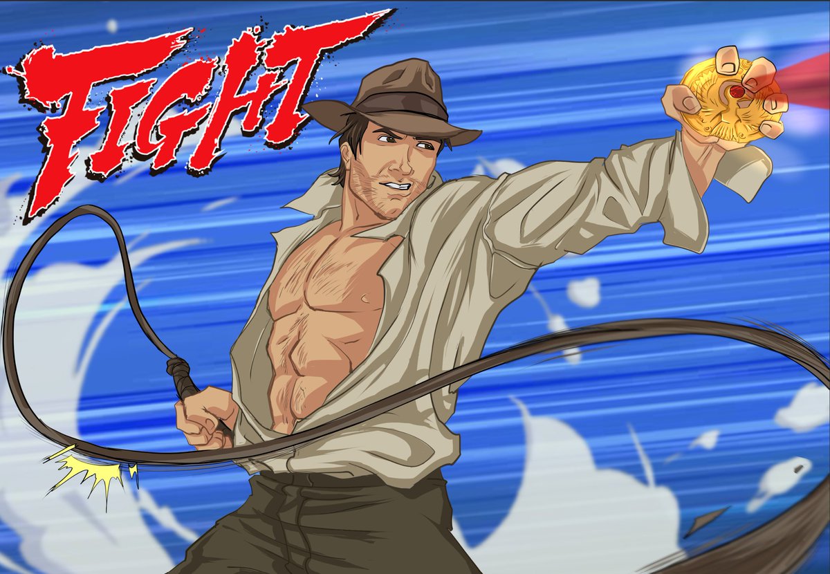 paulcameronart's tweet photo. My "Round 1, Fight" series continues with Indiana Jones joining the fight!
@IndianaJones @LucasfilmGames #FightingGames #fantasyleague #indianajones #digitalart #templeofdoom #raidersofthelostark #ArtistOnTwitter #art #round1fight https://t.co/tdEbH5Sw9w