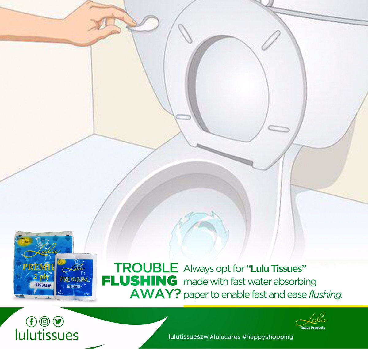 Mr Kucci on Twitter "RT LuluTissues Lulu Tissues are made with fast water absorbing paper to