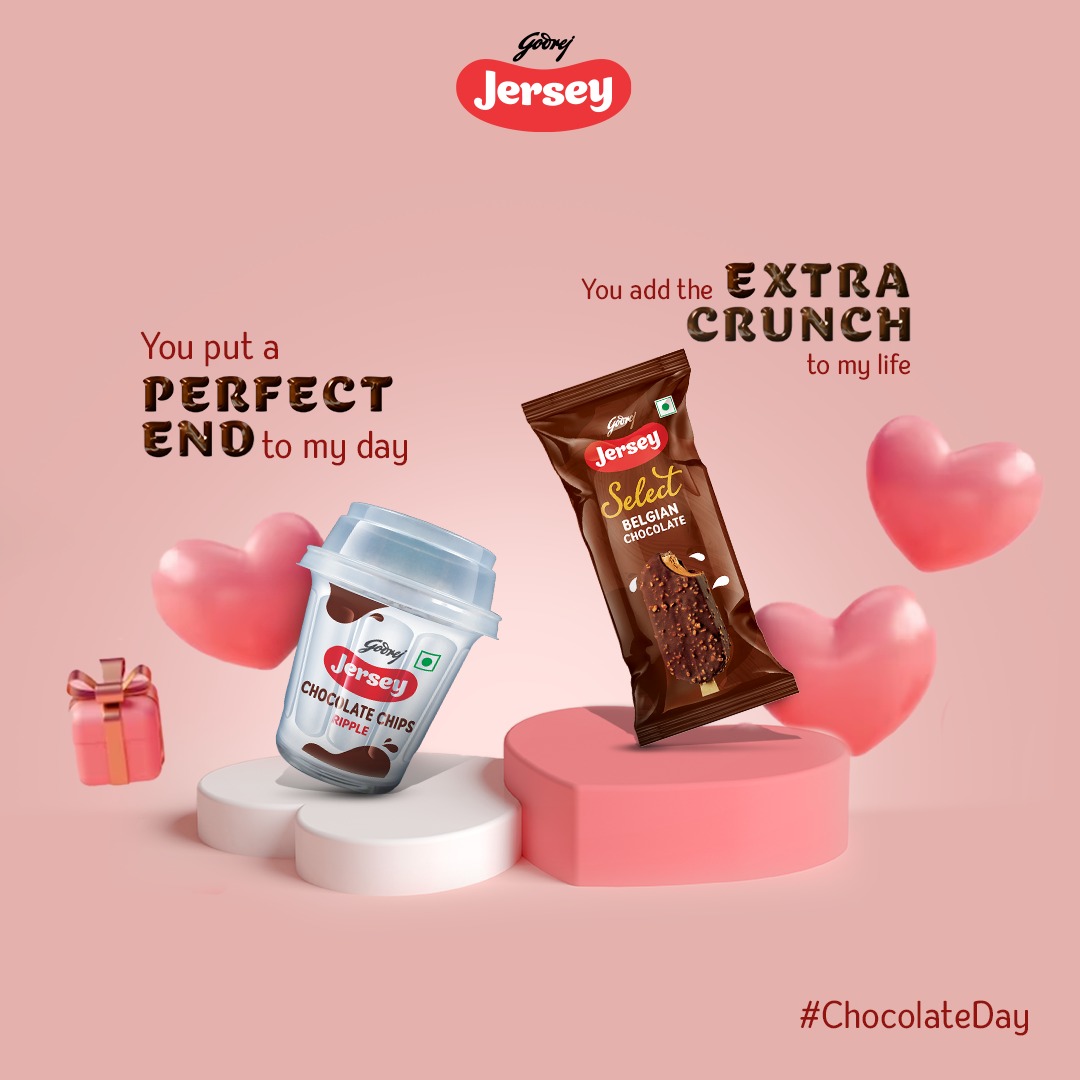 godrejjersey's tweet photo. Chocolate is always a good idea to uplift anyone's mood. This chocolate day, gift your loved one's chocolate delights to win their hearts.
#GodrejJersey #jerseyicecream #valentinesweek #chocolateday #chocolatechips #belgianchocolate #jerseyselect https://t.co/SJmE36QczG