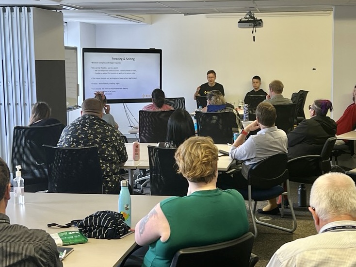 As part of our global Law Enforcement Training Program, we recently held a workshop in Wellington, New Zealand with the @nzpolice. Jarek Jakubcek, #Binance Global Head of Intelligence and Investigations, led the workshop designed to build crypto understanding, safety & adoption.
