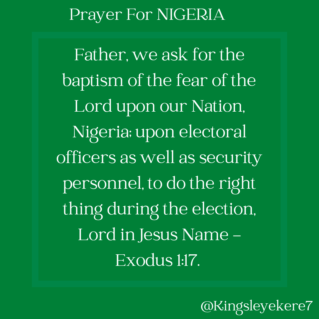 Oh God Help Nigeria
@DunamisGospel 
@DrPaulEnenche 
@DrBeckyEnenche 
@PeterObi 
#ObidientMovement 
#PrayersForNigeria