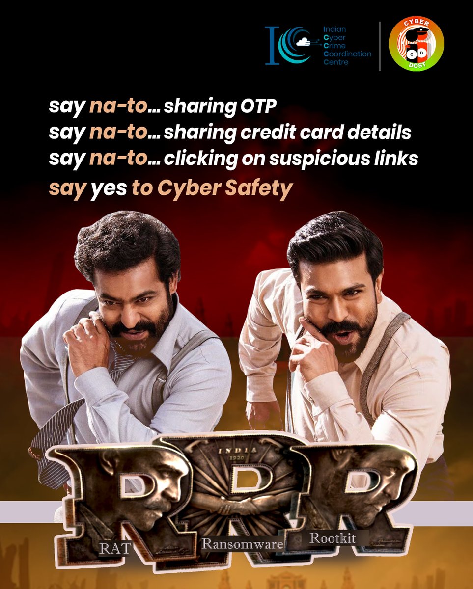 Tap your feet to the CyberSafe version of this song. Dial1930 if you are a victim of cybercrime and file complaint on cybercrime.gov.in