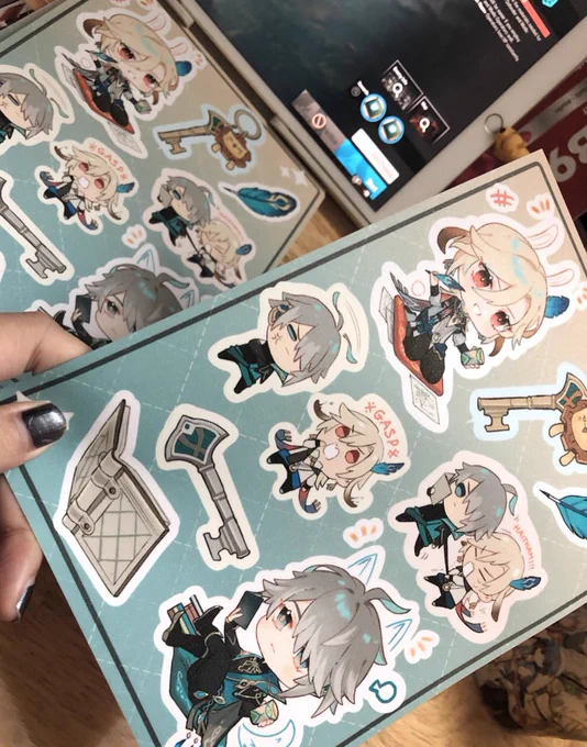 HAIKAVEH STICKERS SHEET IS FINALLY COME HOMEEEEEERE 