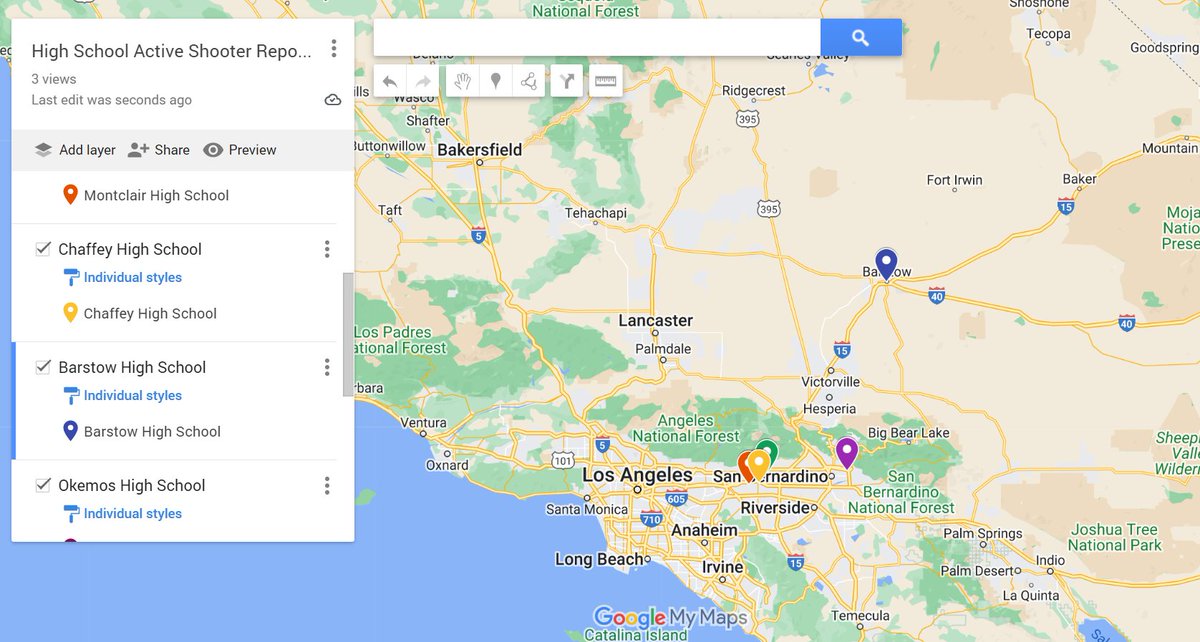 Someone Is Calling In False Alarms In San Bernardino County #SanBernardino #FalseAlarm #ActiveShooter
#Map
lacartita.com/?p=14086