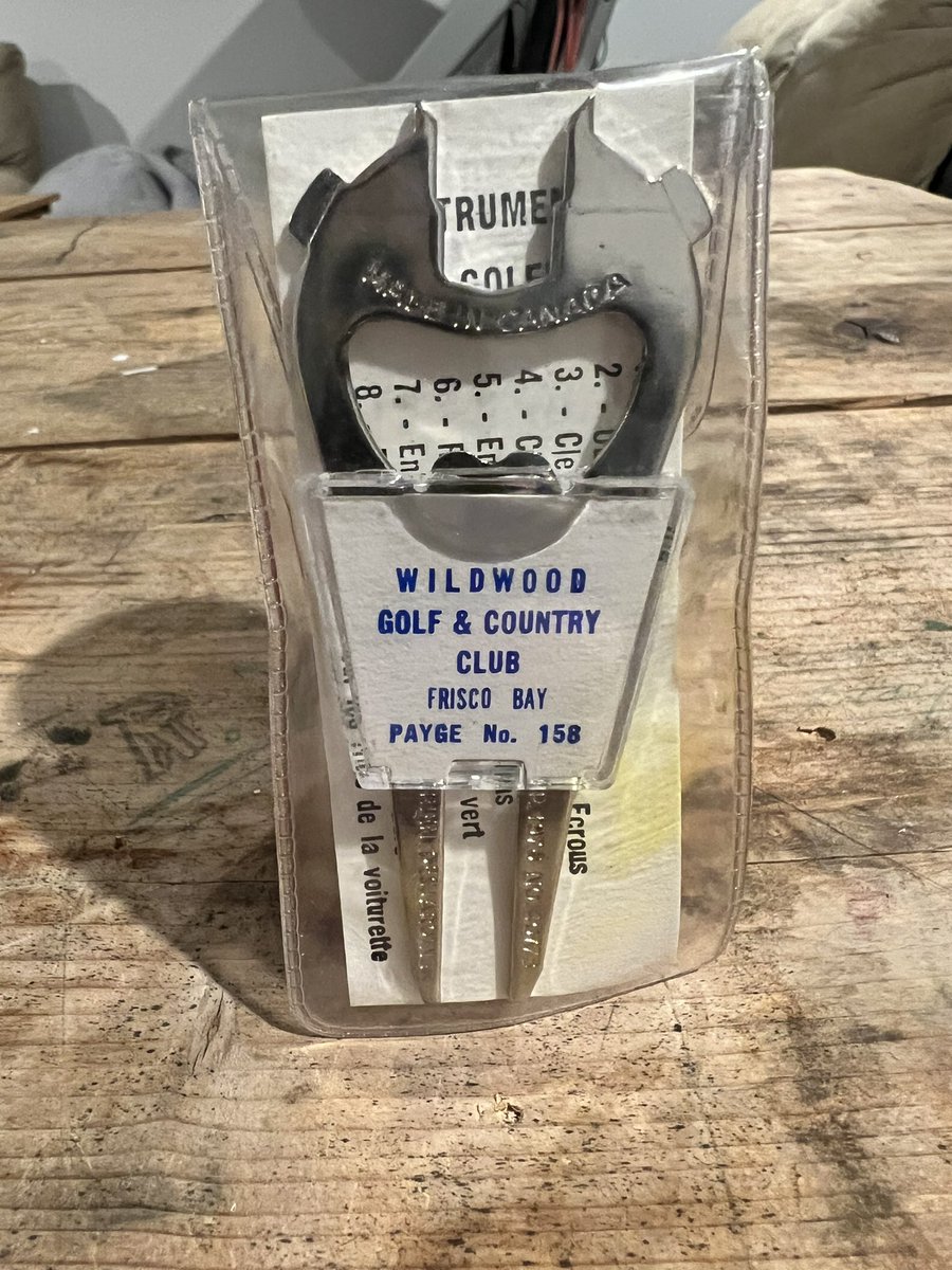 brian_lee02's tweet photo. Some cool items when you open up an old storage bin. Bullet .444 Golf ball cases ($4.95 for 3 balls) and a Wildwood GCC golfer’s tool (9 in 1). https://t.co/je5mvIWRwo