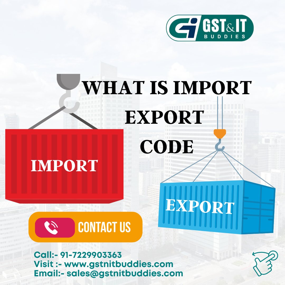 gst_itbuddies's tweet image. What is Import Export Code?
Call: - 91-7229903363
#ieccode #importexportcode #importexportbusiness #code #coderegistration #llp #business #taxconsultancy #taxservices #taxconsultancynearme #accountingservices #taxreturn #gstfilingservices #gstregistration #taxreturns