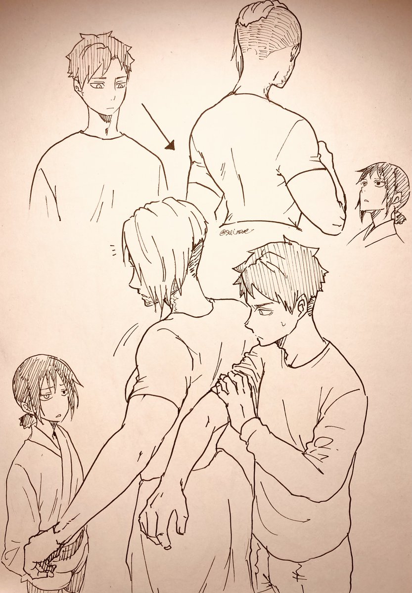 肉の日にオリジナルで筋肉ネタ。
ゴリラ姉妹とミツキ君。 