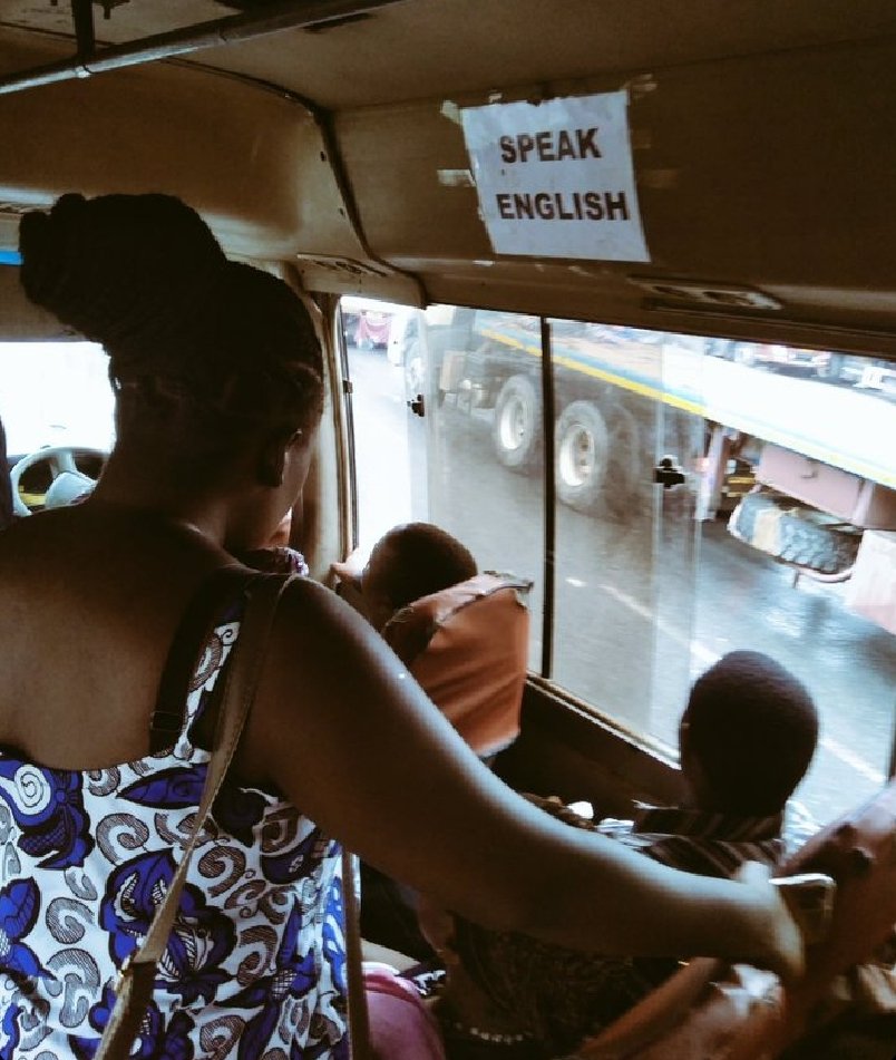 The only way to keep people in a taxi quiet in kampala😂