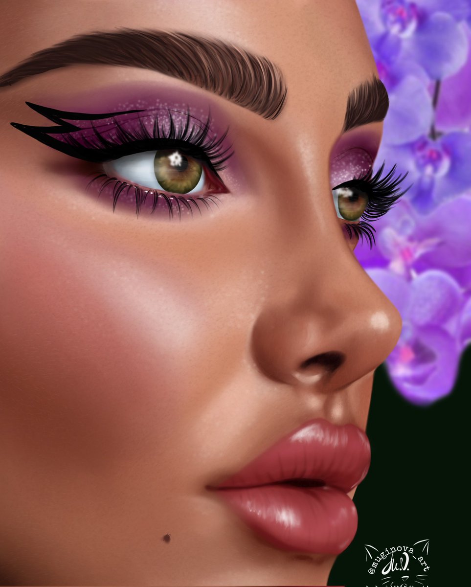 Good morning beautiful people 🤗 I want to share with you the work done for the Macro Portrait challenge. I take special pleasure in painting in the style of "realism". ❣️ ❣️