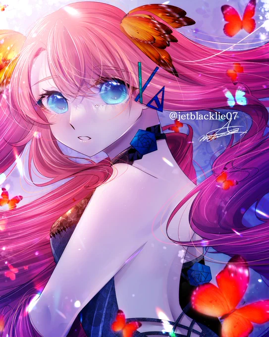 タグ企画#一次創作絵師拡散フェス03 に参加します、すみません一部ぬけてしまったので載せ直します!たくさんの色を使った綺麗なものがすきで、好きなものを好きなだけ描いてます! 