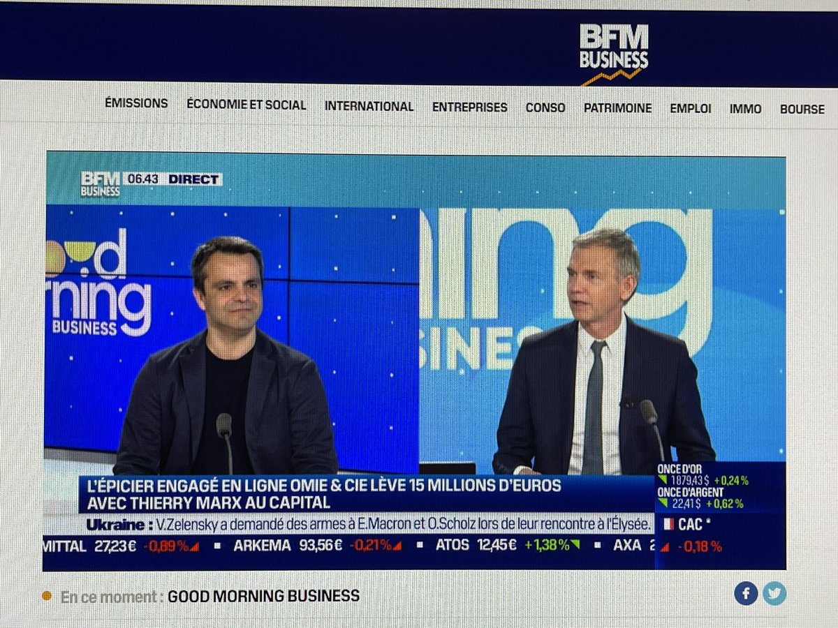 Estelle Monraisse (@emonraisse) on Twitter photo 🚀<a href="/omie_fr/">Omie</a> annonce une levée de fonds de 15m€ ce matin sur <a href="/goodmorning_biz/">Good Morning Business</a> avec <a href="/XAngeVC/">XAnge</a> , @2050do en colzas « on est une vraie marque alimentaire, regenerative » <a href="/ChristianOmie/">Christian Jorge</a> #alimentation #leveesefonds 🚀<a href="/omie_fr/">Omie</a> annonce une levée de fonds de 15m€ ce matin sur <a href="/goodmorning_biz/">Good Morning Business</a> avec <a href="/XAngeVC/">XAnge</a> , @2050do en colzas « on est une vraie marque alimentaire, regenerative » <a href="/ChristianOmie/">Christian Jorge</a> #alimentation #leveesefonds