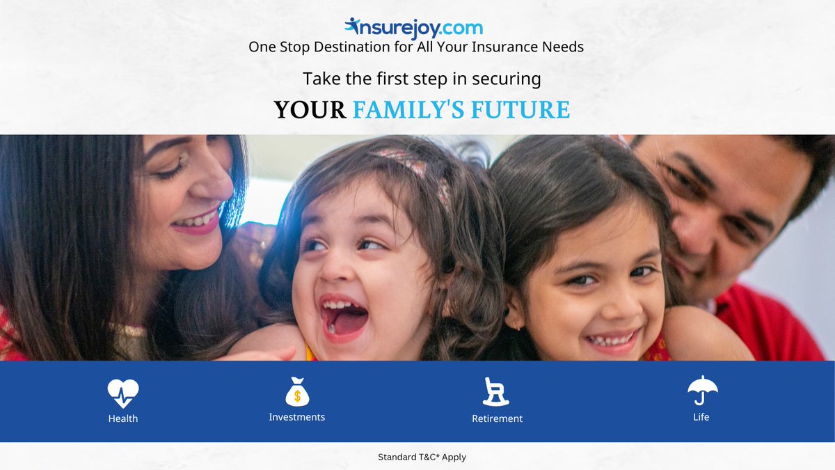 insurejoy.com - One Stop Destination for All Your Insurance Needs

Compare &amp; Buy: insurejoy.com

#insurance #lifeinsurance #generalinsurance #healthinsurance #retirementplanning #Investments #insurejoy