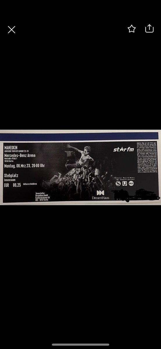 guccilwt28's tweet photo. i‘m selling a Måneskin ticket for the berlin show. dm me if you’re interested 🖤 https://t.co/5UwPl6bwyC