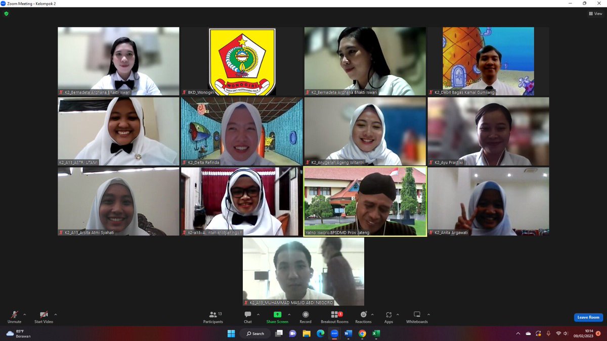 bkpsdmwonogiri's tweet photo. Penyampaian materi agenda 2. Nilai-Nilai Dasar PNS latsar CPNS angk 13 kab. Wonogiri pola kerjasama dengan BPSDMD prov. Jateng https://t.co/HpXhGrcUXe