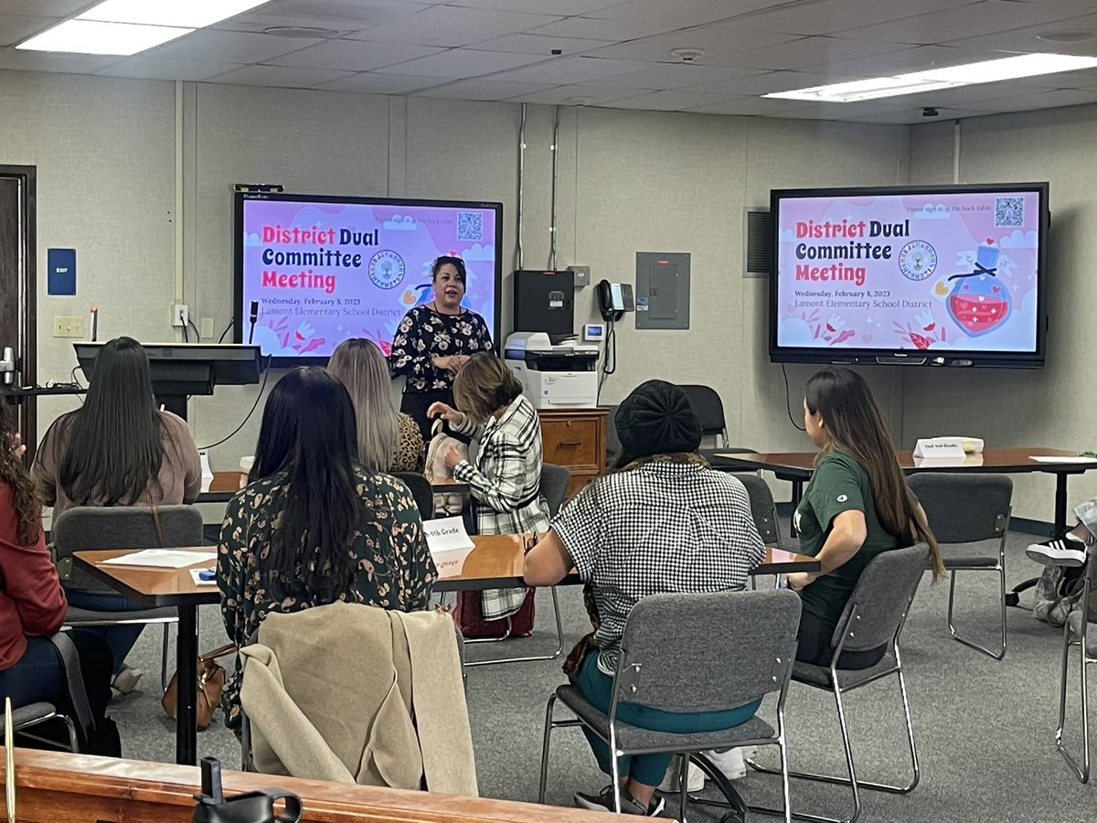 mstracardenas's tweet photo. Great discussions and goal setting today during our @lamont_district Dual Language Immersion Committee Meeting! Loving everyone’s ganas de seguir adelante; all for our scholars!♥️ #SomosLESD #DLIProgram #micorazonlateendosidiomas @LoriGonzalezEDU @IsraelC017 https://t.co/e377MviKs3