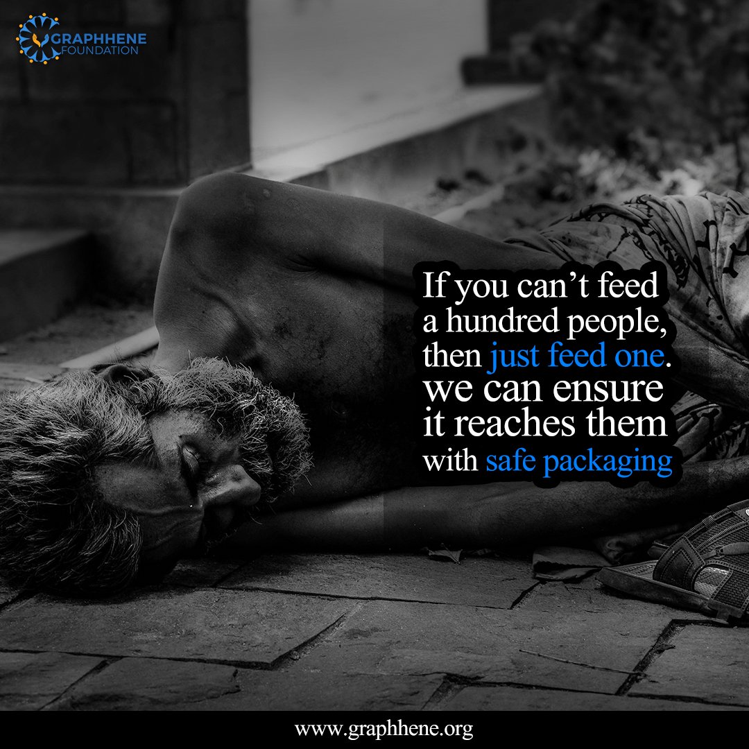 GraphheneF's tweet image. If rich people control their greed Then no one will be left in need With sufficient resources, hunger can be solved indeed Only together we can remove hunger by providing for the hungry feed.

#GraphheneFoundation #donate #donatenow #donation #donatetoday #donatelife #donatefood