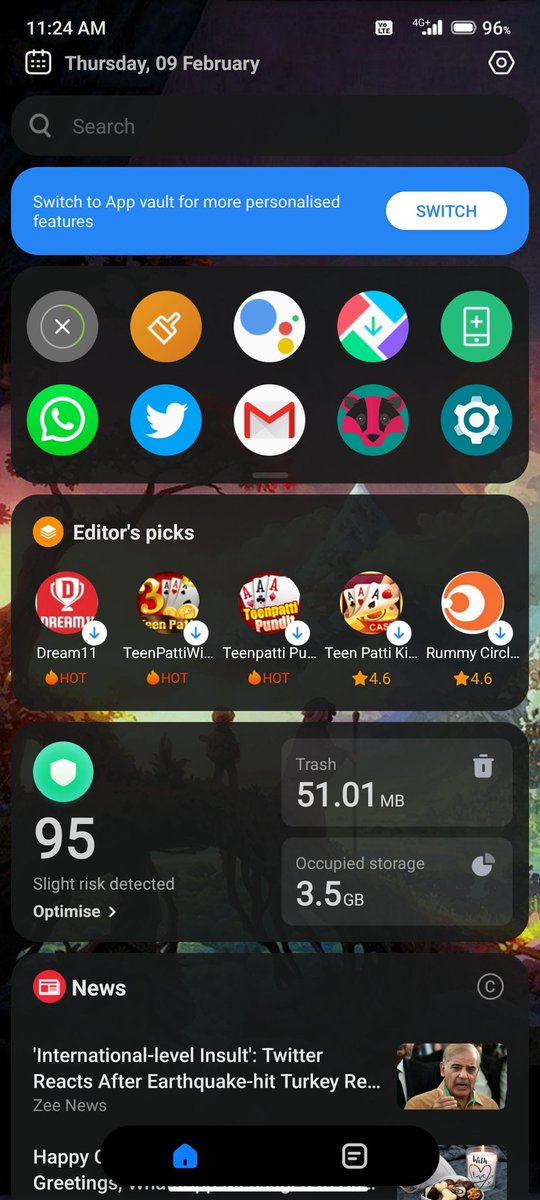@GyanTherapy @Trolling_isart @yabhishekhd @TechnicalGuruji
Sir in my Poco phone a new app on my app drawer popped up by itself named 'Appvault' & when I opened to check it and it's recommending gambling apps and looks really shady. My phone is Poco f3 gt.