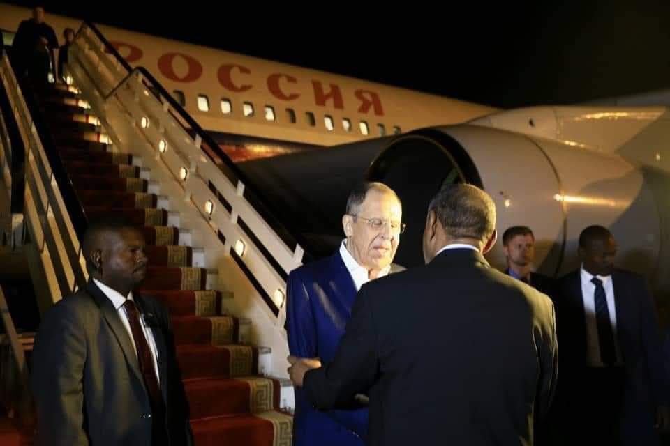 سيرغي لافروف وزير الخارجية الروسي فى الخرطوم .
#السودان