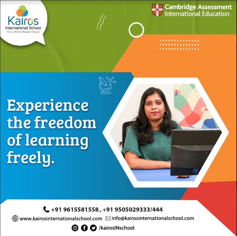 Our students are encouraged to take charge of their own learning and experience the joy and freedom of learning freely.
𝐂𝐨𝐧𝐭𝐚𝐜𝐭 𝐔𝐬 : 9615581558, 9505029333
#kairosInternationalschool #education #bestschools #motivation #knowledge #learning #goodeducation