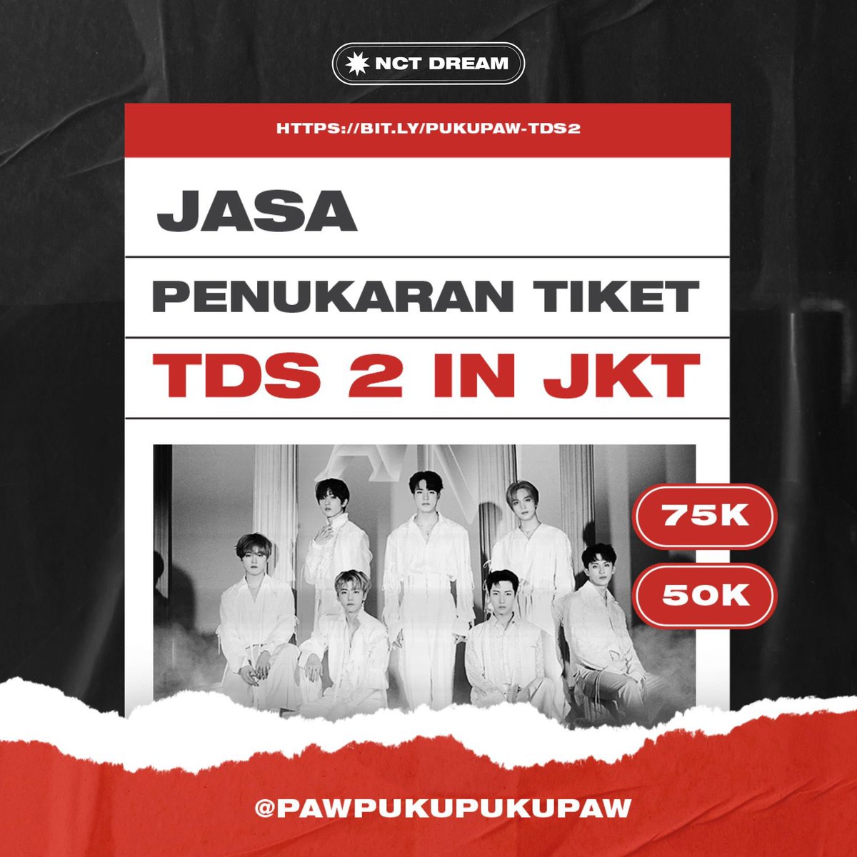 pawpukupukupaw's tweet image. Halo teman2, pawpukupukupaw buka jastip tukar tiket untuk konser2 kpop bulan maret nanti untuk yang gak sempat tukar tiket sendiri #NCTDREAM #BLACKPINK