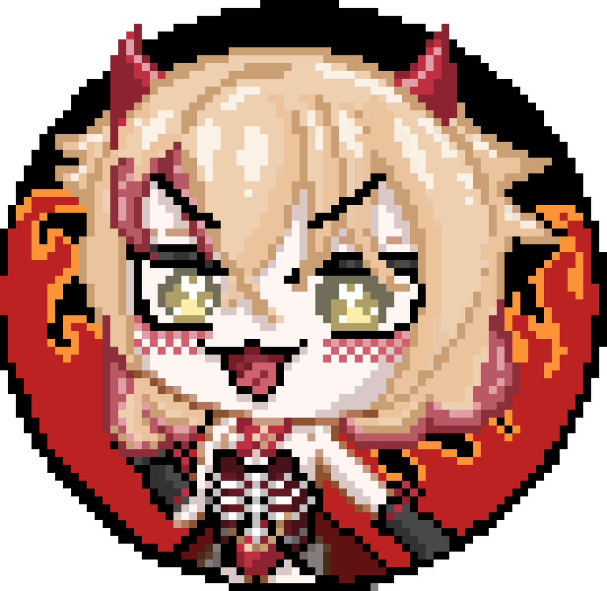SupremeHarem's tweet photo. I commissined this great pixel art pfp from @AimaOccultis. She is real good at these 💛 #drawetya https://t.co/XOdw85Al7k