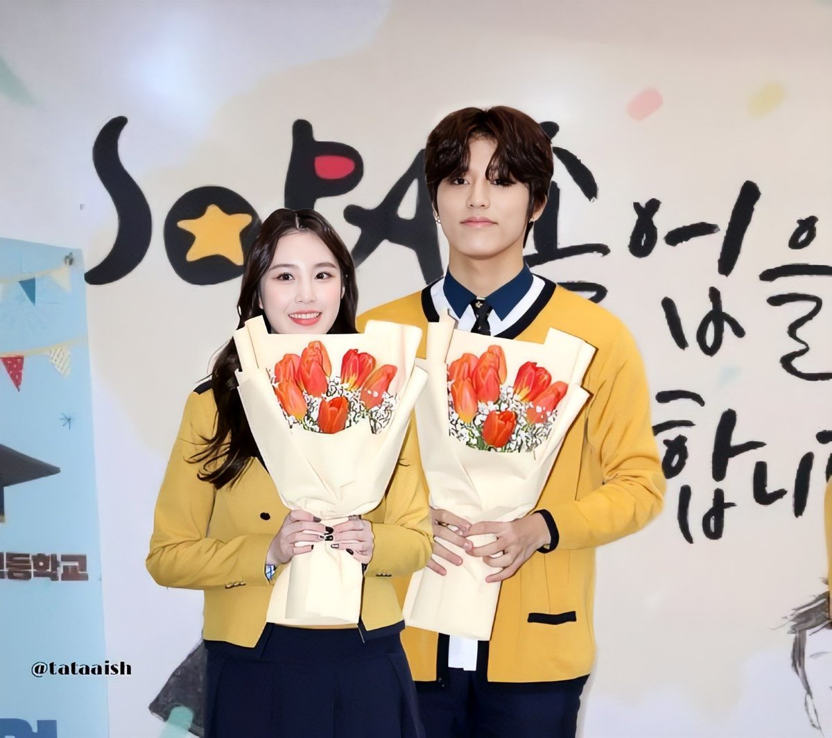 tataaish's tweet image. #wujeyi happy graduation, love.