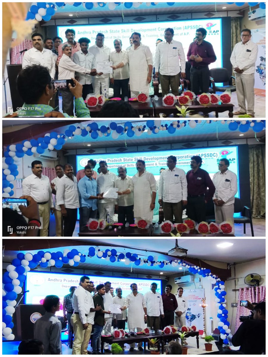 AP_Skill's tweet photo. @AP_Skill has Organized a Valedictory Function at Government ITI #Etcherla @srikakulamgoap
Dignitaries Participated
Hon'ble MLA Sri #GorleKiranKumar
Sri #ASuribabu Chairman, Kalinga Vaishya Corporation. https://t.co/P4yQDQXySm