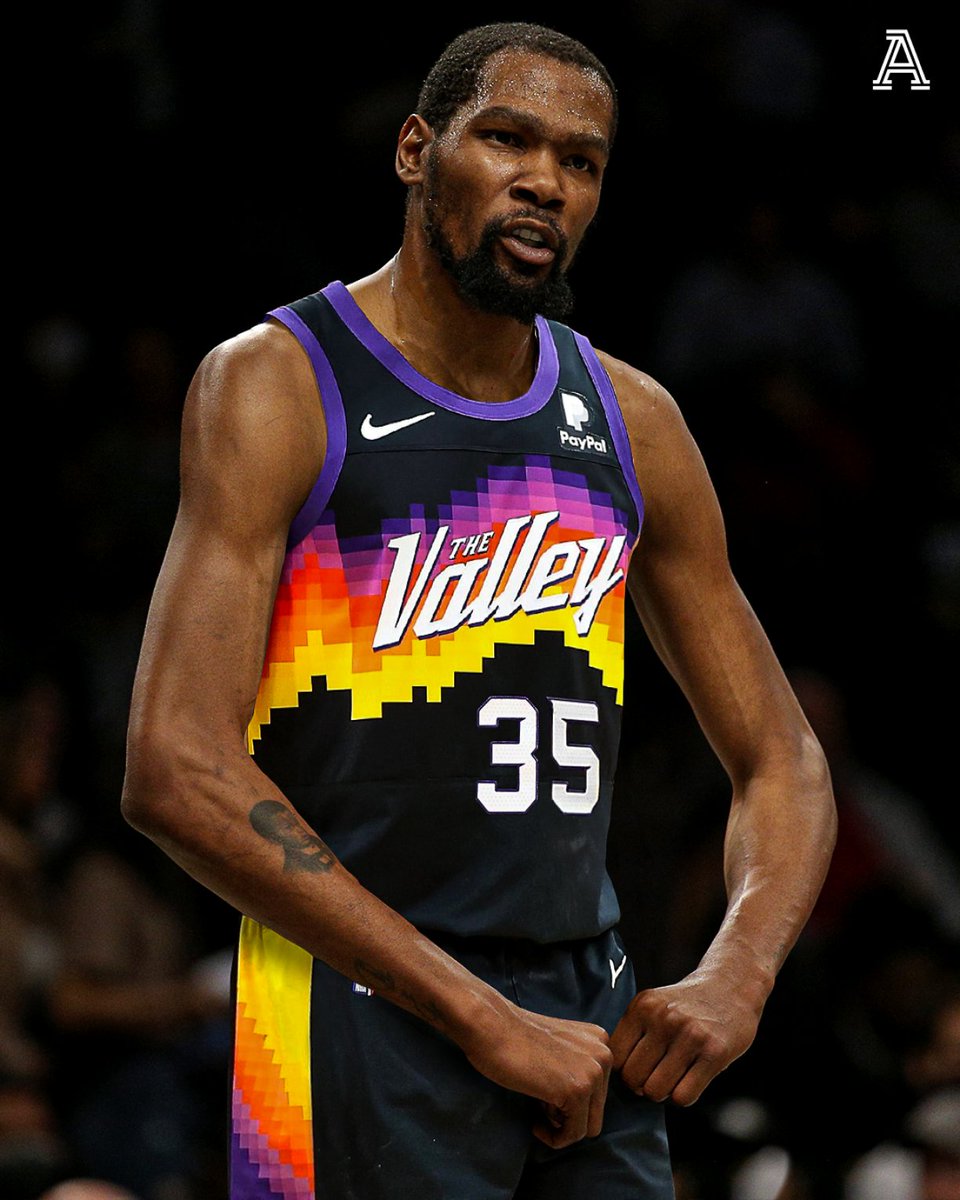 Kevin Durant Phoenix Suns City Edition The Valley Jersey