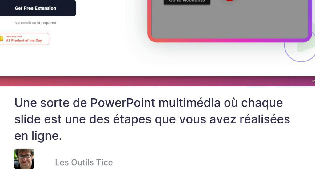 outilstice's tweet photo. Guidde est une plateforme en ligne qui permet de créer des guides et des tutoriels vite et bien.

Lire l'article complet : Guidde. Créer des guides et des tutos en ligne vite et bien
▸ https://t.co/cgR7A6F2QV

#Tutos #Tice https://t.co/hCOIOWo0fu