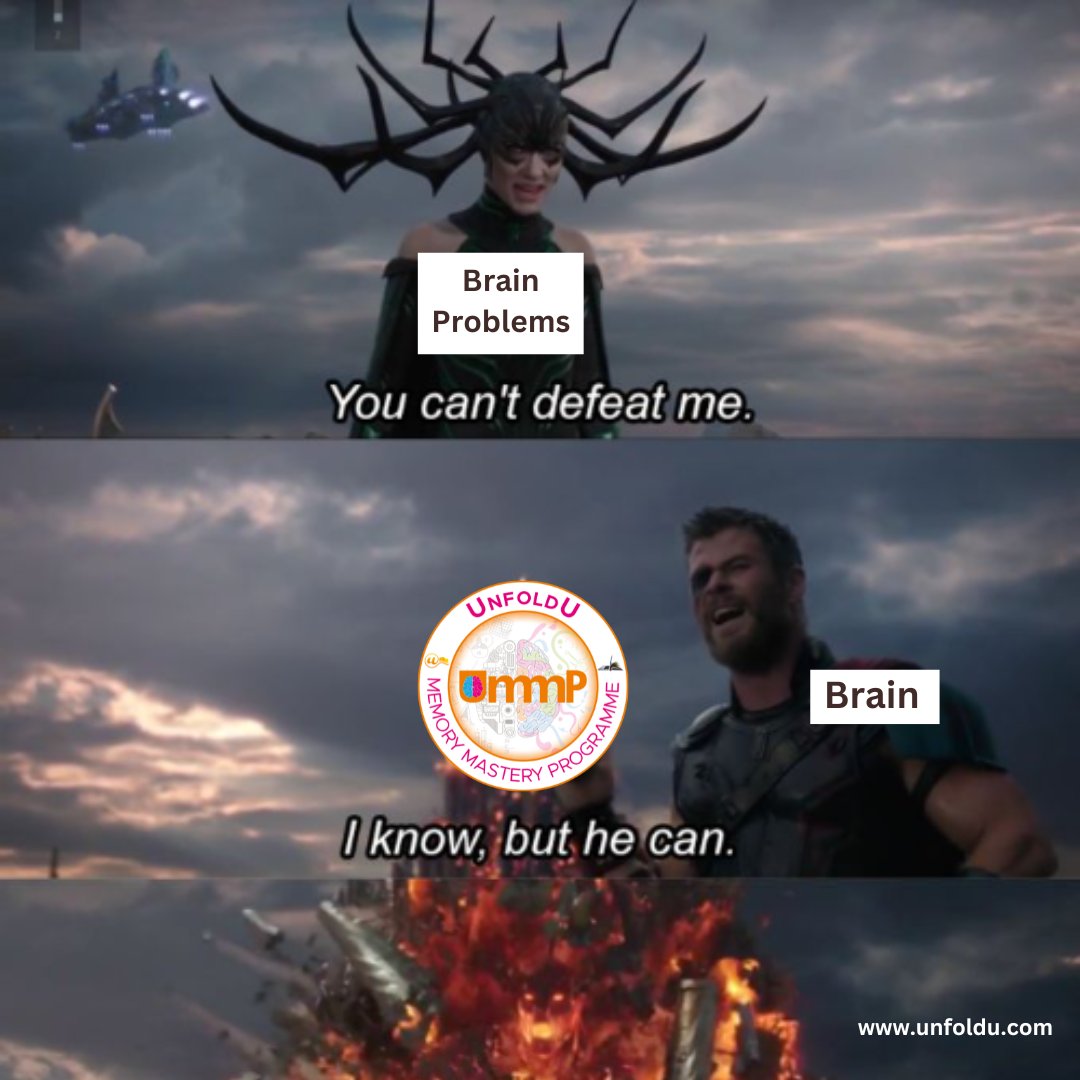 unfolduofficial's tweet photo. Brain Problems are finished with just UMMP 
Register Now: https://t.co/4zLmkvlbYP

#UMMP #unfolduofficial #brainpower #brainmemory #dailymemes #marvelmemes #braintraining https://t.co/lZ8UImgshV