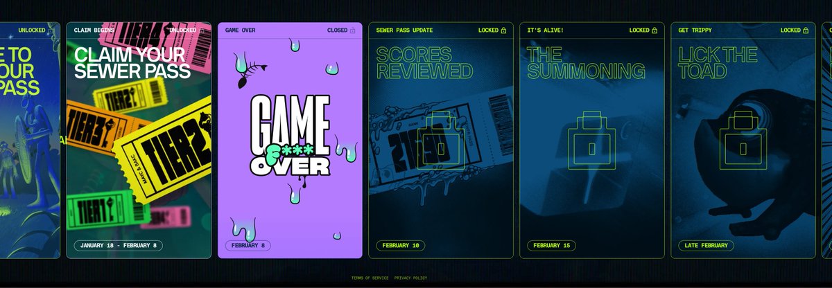 Dookeydash 캠페인으로 <a href="/yugalabs/">Yuga Labs</a> 가 얻은 3가지
- #dookeydash 게임 플레이 후기

Dookeydash는 MDVMM 프로젝트의 중간 부분에 위치한 미니게임입니다. 1/18 ~ 2/8 동안 진행되었으며 스코어를 기반으로 보상이 진행될 것입니다. 시어패스(Sewer Pass)가 3개 있어 외주 플레이를 진행해봤습니다.