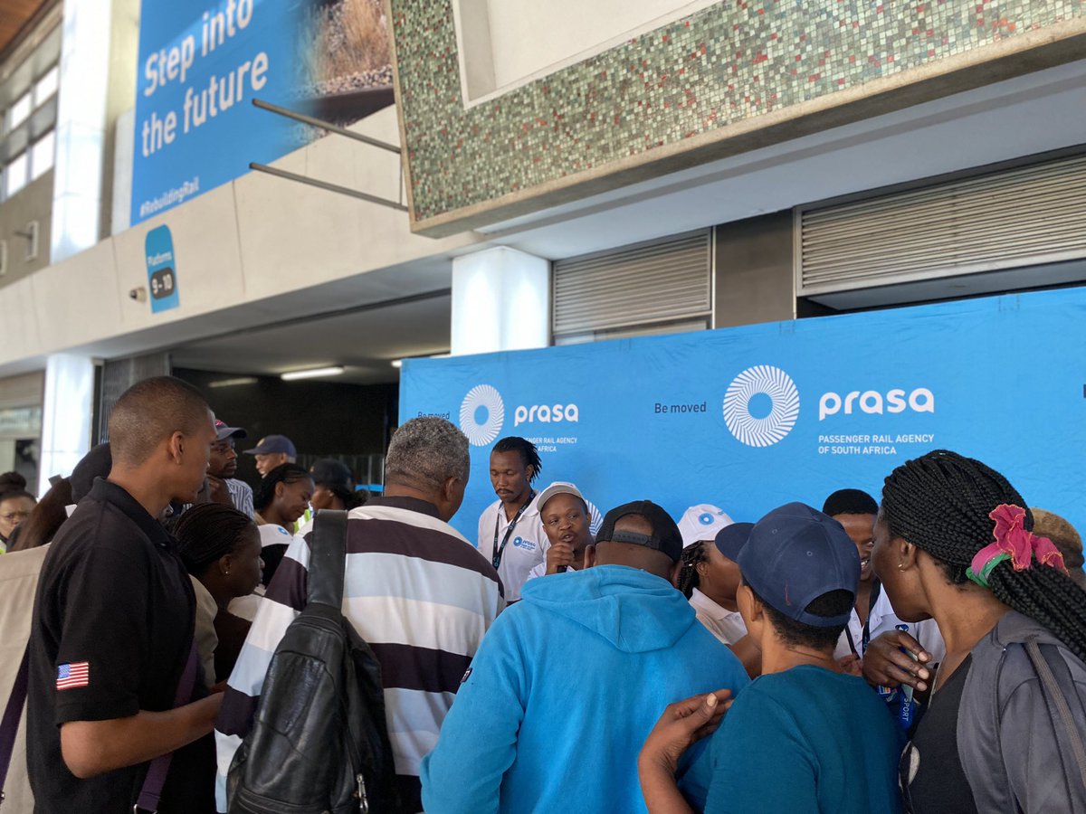 PRASA Group on Twitter "RT CapeTownTrains Safety Campaign at Cape Town Station SONA2023 