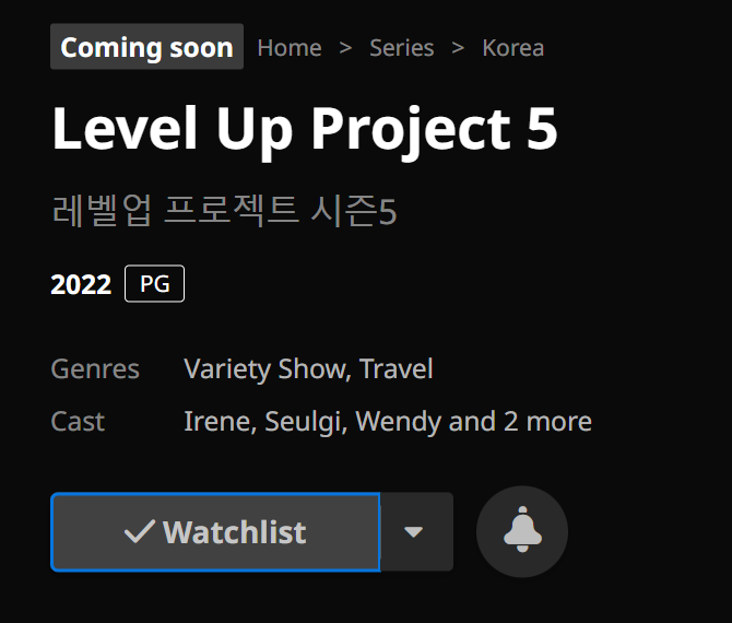 CandysBelle's tweet photo. Level Up Season 5 is coming soon to Viki.
So excited. That's how I watched the other seasons. #RedVelvet #LevelUp5
https://t.co/Gn7E9IFFQ9 https://t.co/v2lMRC3aGI