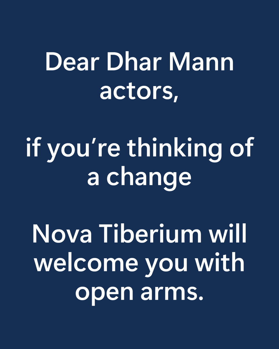 NovaTiberium's tweet image. Dear actors at @dharmann , if you're looking for a change, we will welcome you with open arms. We're not big, but we know the change that happens in these videos. We wanna pull the same on him. DM us if interested. #dharmann #dharmannprotests