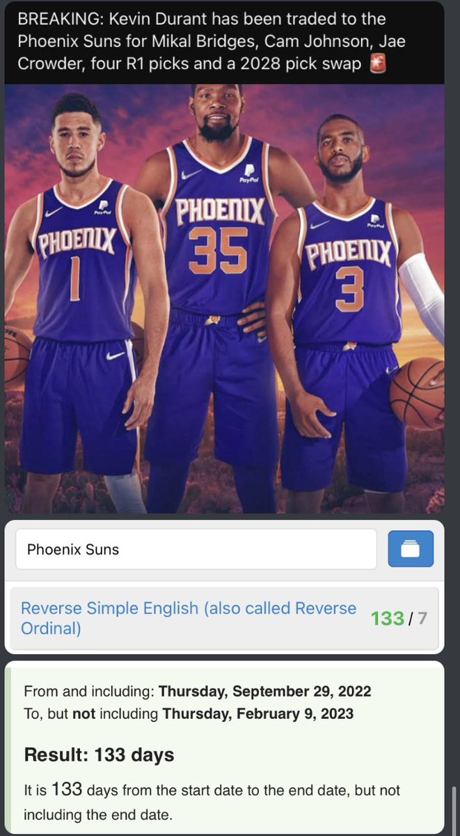 ItsMeYaBoi56's tweet photo. OF COURSE
133 days after Kevin Durant's birthday
#nothingbutactors #fixed #scripted https://t.co/bZB1foqY7y