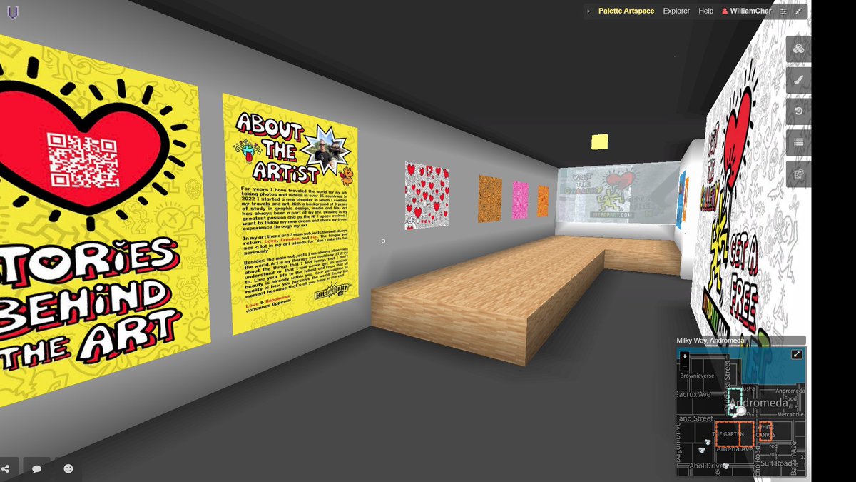 MrPalette on Twitter "Meet the artist in Real Life Gallery at Palette