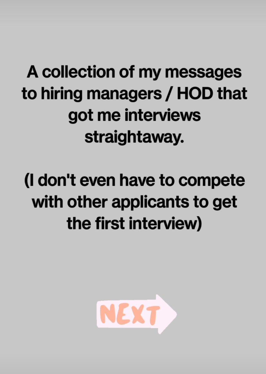 eddthinksdesign's tweet image. Ok this is how I tried to be different among sea of applicants:

1. Apply on LinkedIn

2. Send a UNIQUE message to the hiring manager. Let them remember you. (see pics below)

3. Land an interview. Couple of stages.

4. Present your ONE MONTH GOALS for the role

5. Get hired!